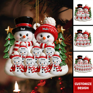 Create A Heartwarming Family Christmas, Personalized Wood Ornament, Gift For Family