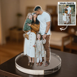 Personalized Upload Photo Acrylic Plaque - Gift for Family