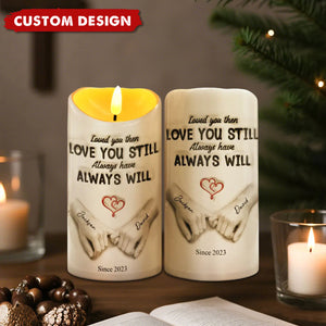 I Met You I Liked You - Personalized Flameless LED Candle