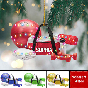 Personalized Fitness Workout Ornament, Gifts For Body Builder - 2024 New Release