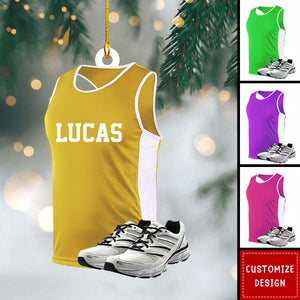 New Release Personalized Running Christmas Ornament - Gift For Runner