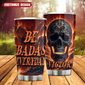 Skull Personalized Stainless Steel Tumbler