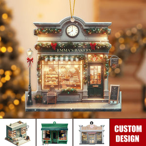 Personalized Bakery Christmas Ornament - Gift For Baking Lovers - New Release