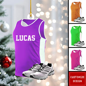 New Release Personalized Running Christmas Ornament - Gift For Runner