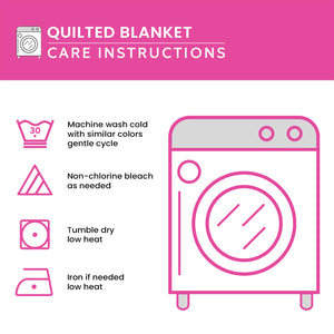 Bulldog Sleeping Quilted Blanket