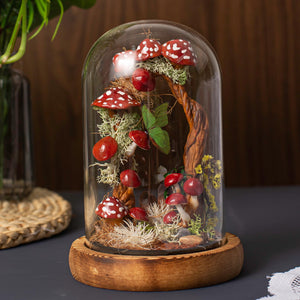 Enchanted Mushroom Handmade Night Light
