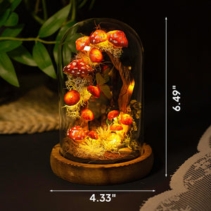 Enchanted Mushroom Handmade Night Light