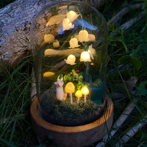 Lily of the Valley&Cat Handmade Night Light-Perfect Gift Idea