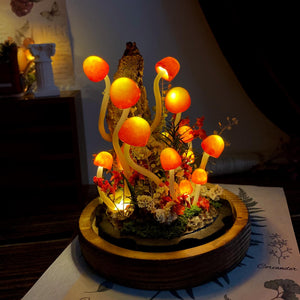 Enchanted Mushroom Forest Handmade Night Light