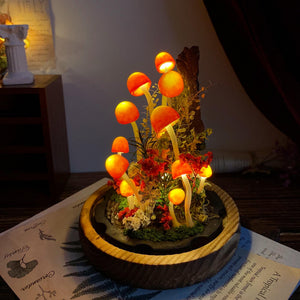 Enchanted Mushroom Forest Handmade Night Light