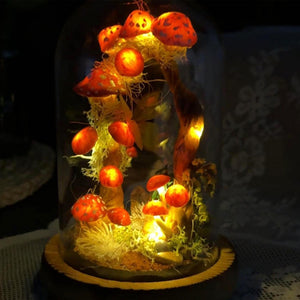 Enchanted Mushroom Handmade Night Light