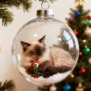 Cute Cat Christmas Ornaments