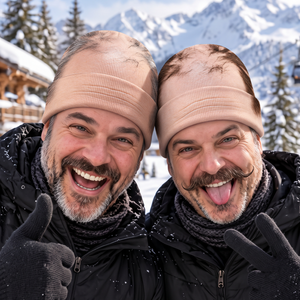 Personalised Funny Gifts for Him/Her - Patchy Bald Head Beanie