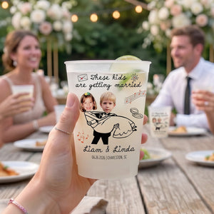 These Kids Are Getting Married Wedding Party Wedding Favors - Personalized Cups