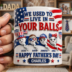 Personalized Creative Family Bond Mug - Gift For Dad Father's Day