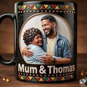 Dope Black Mom Magic Mug - Custom Photo Gifts For Mothers