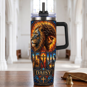 Faith & Strength Christian Tumbler - Personalized Gifts