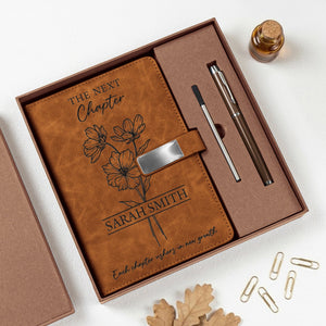 Each Chapter Ushers In New Growth - Personalized Notebook Set