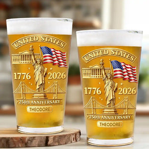 250th Anniversary - Personalized Beer Glass