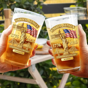 250th Anniversary - Personalized Beer Glass