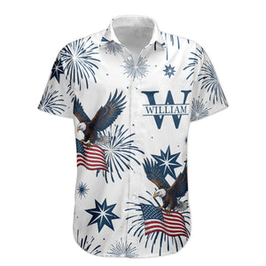 United States 250 Anniversary Eagle Usa Flag - Personalized Hawaiian Shirt