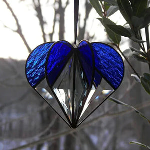Stained Heart-shaped Suncatcher
