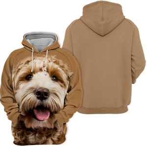 Unisex 3D Graphic Hoodies Animals Dogs Labradoodle Goldendoodle Smile