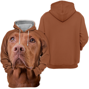 Unisex 3D Graphic Hoodies Animals Dogs Vizsla Hungarian Adorable