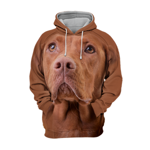 Unisex 3D Graphic Hoodies Animals Dogs Vizsla Hungarian Adorable