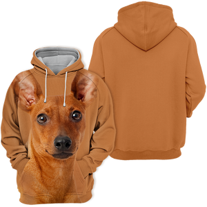 Unisex 3D Graphic Hoodies Animals Dogs Pinscher
