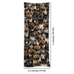 You Will Have A Bunch Of American Akitas - Scarf V1