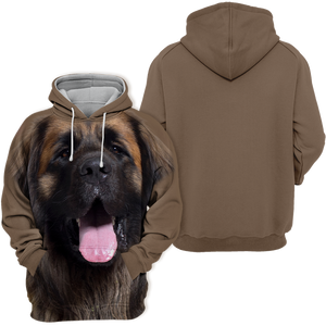 Unisex 3D Graphic Hoodies Animals Dogs Leonberger