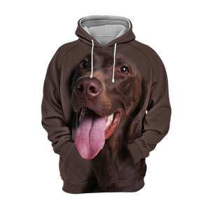 Unisex 3D Graphic Hoodies Animals Dogs German Shorthaired Pointer Happy