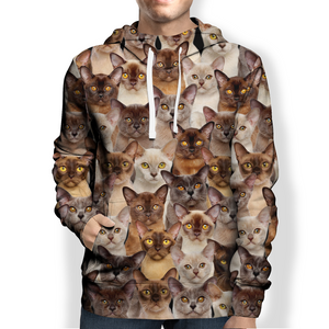 You Will Have A Bunch Of Burmese Cats - Hoodie V1