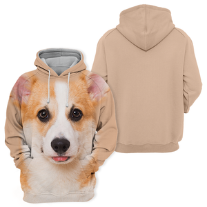 Unisex 3D Graphic Hoodies Animals Dogs Welsh Corgi Dog