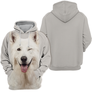 Unisex 3D Graphic Hoodies Animals Dogs Swiss Shepherd Adorable