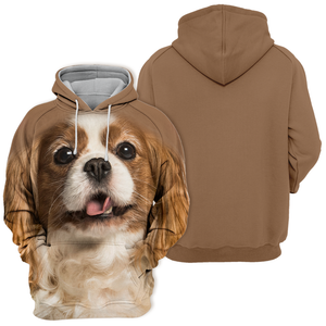 Unisex 3D Graphic Hoodies Animals Dogs Cavalier King Charles Spaniel