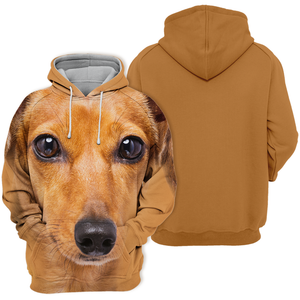 Unisex 3D Graphic Hoodies Animals Dogs Dachshund Sausage Dog