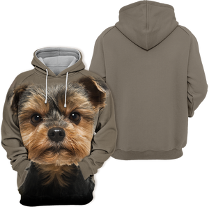 Unisex 3D Graphic Hoodies Animals Dogs Yorkshire Terrier Torkie Lovely