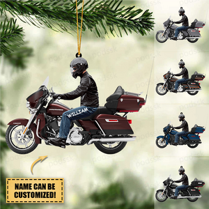 2023 New Release Personalized Biker Harley Davidson Motorcycle Ornament