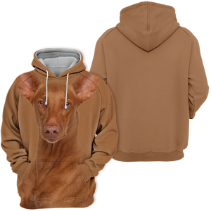 Unisex 3D Graphic Hoodies Animals Dogs Pharaoh Hound