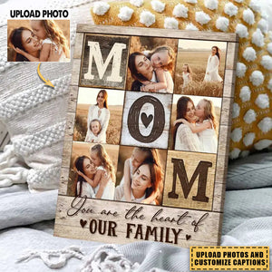 Mom Photo Collage Poster, Personalized Gift For Mom, Christmas Gift Idea