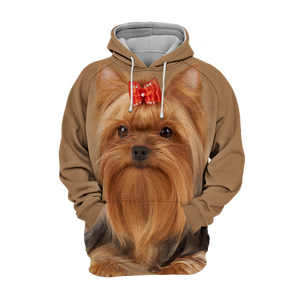 Unisex 3D Graphic Hoodies Animals Dogs Yorkshire Terrier Yorkie Adorable