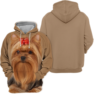 Unisex 3D Graphic Hoodies Animals Dogs Yorkshire Terrier Yorkie Adorable