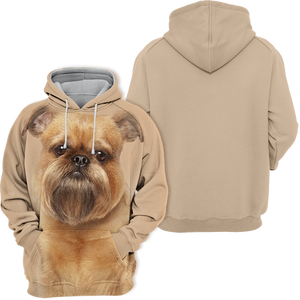 Unisex 3D Graphic Hoodies Animals Dogs Griffon Bruxellois