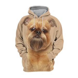 Unisex 3D Graphic Hoodies Animals Dogs Griffon Bruxellois