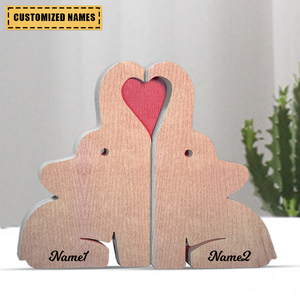 Wooden Elephant Couples Anniversary Gift Couple puzzle-Gift For Couples