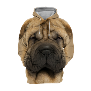Unisex 3D Graphic Hoodies Animals Dogs Sharpei