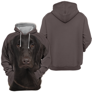 Unisex 3D Graphic Hoodies Animals Dogs Flat Coated Retriever