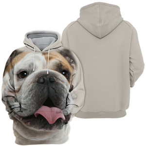 Unisex 3D Graphic Hoodies Animals Dogs English Bulldog